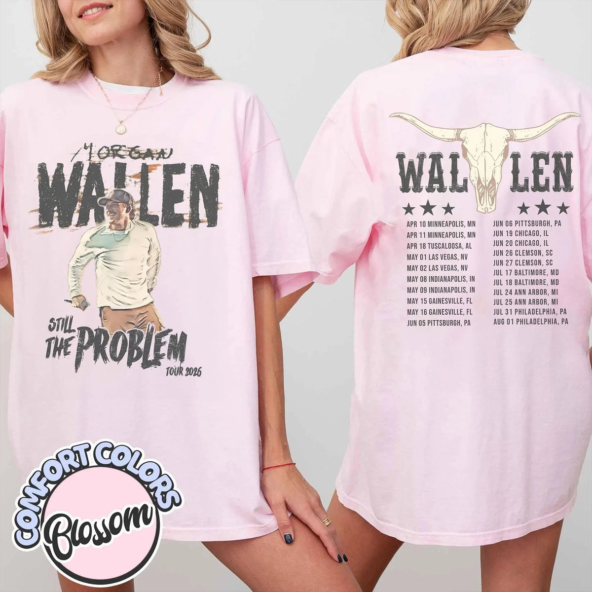 Morgan Wallen 2026 Tour T-shirt Loose  Casual Fashion Spring/Summer New Couple T-shirt  vintage clothes oversized t shirt