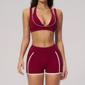 Women's Tracksuit 2PCS Fitness Suit Summer Yoga Sets Sportswear Workout Sports Bra High Waist Leggings Gym Clothing Sports Suits