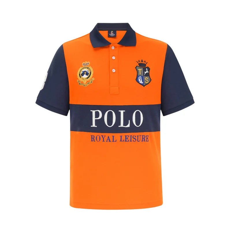 Classic Men Short Sleeve Polo Shirt 2026 New Golf Great Quality Oversize Men Button Collar T-shirt US Size Clothing Manufacturer