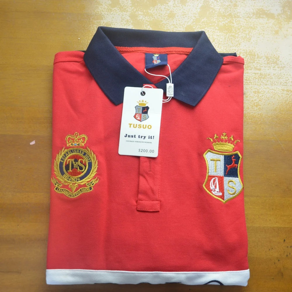 Classic Men Short Sleeve Polo Shirt 2026 New Golf Great Quality Oversize Men Button Collar T-shirt US Size Clothing Manufacturer