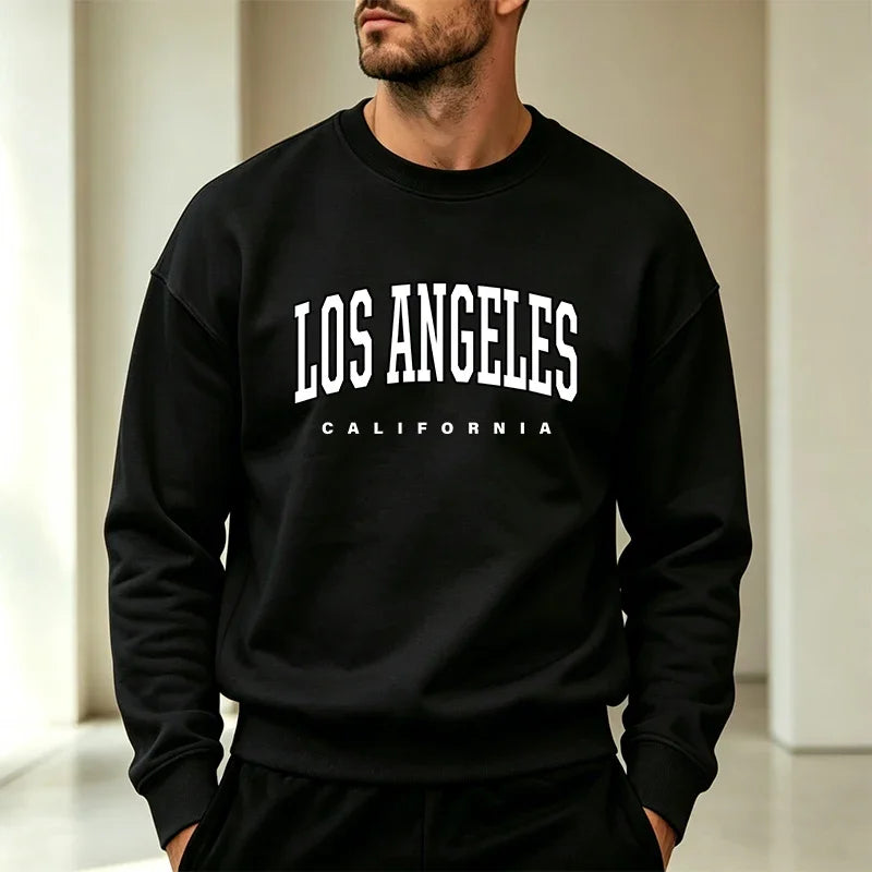 New Men's Tracksuit Casual O Neck Sweatshirt Sweatpants Set Outdoors Sports Jogging Man Clothing Single Mix and Match Tops Pants