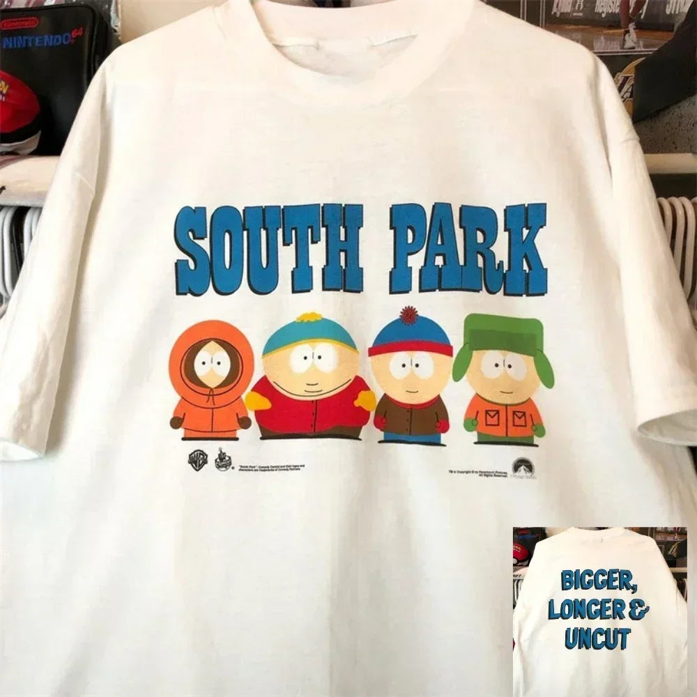 Summer Kenny McCormick South Park Funny T Shirt Anime Peripheral Print Crew Neck Short Sleeve T-Shirt Men Women Cotton Tops Tee