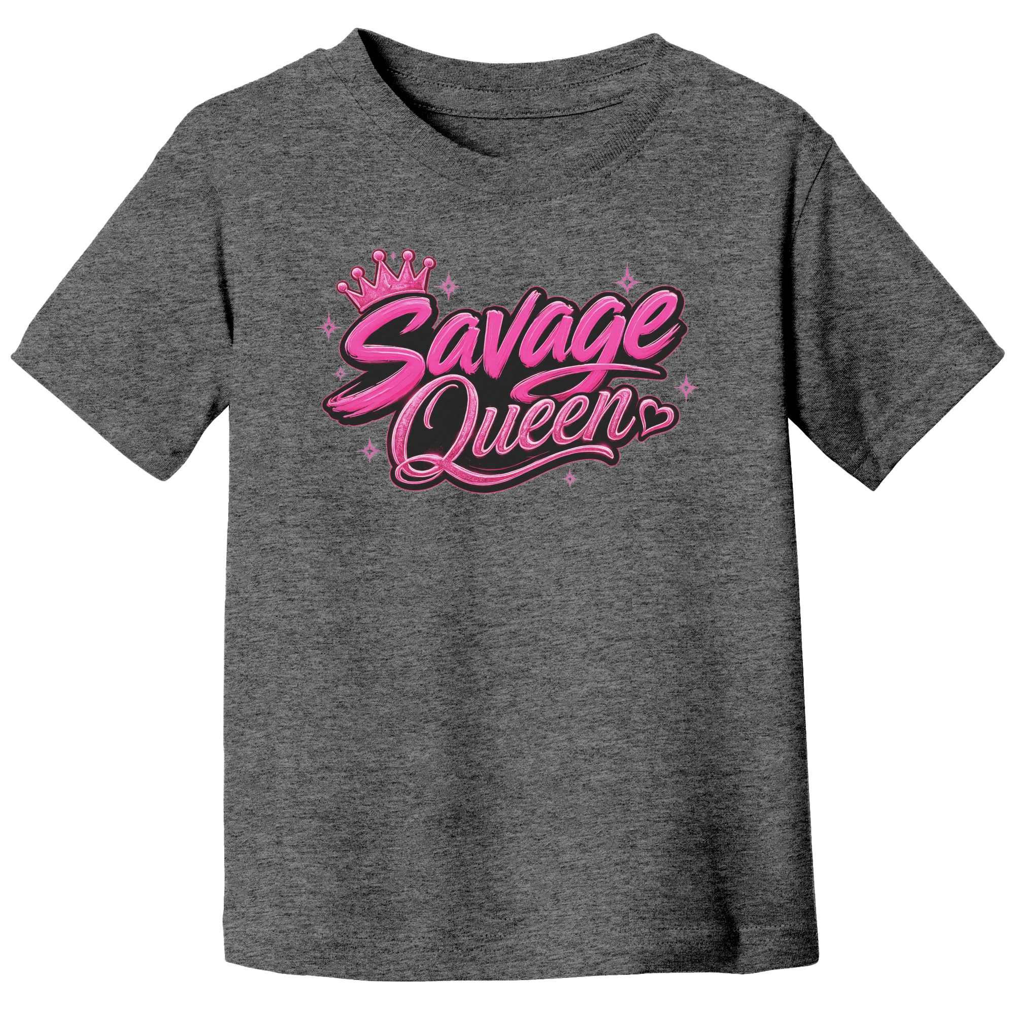 Savage_Queen_Pink_Graphic_Tee__Cute__Dark_Grey_Heather_Front_Mockup.png_15930291