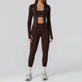 Yoga Set 2/3PCS Sports Outfits Women Clothes Fitness Tracksuit Gym Legging Workout Long Sleeved Female Bra Yoga Suit Sportswear