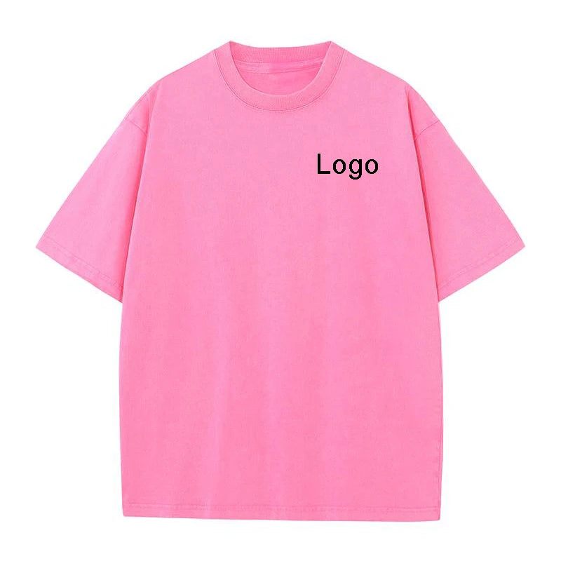 Customize Cotton Printed T-shirts Men Fashion Personality DIY Short Sleeve T Shirt Women Casual Streetwear Unisex Tee Tops S-5XL