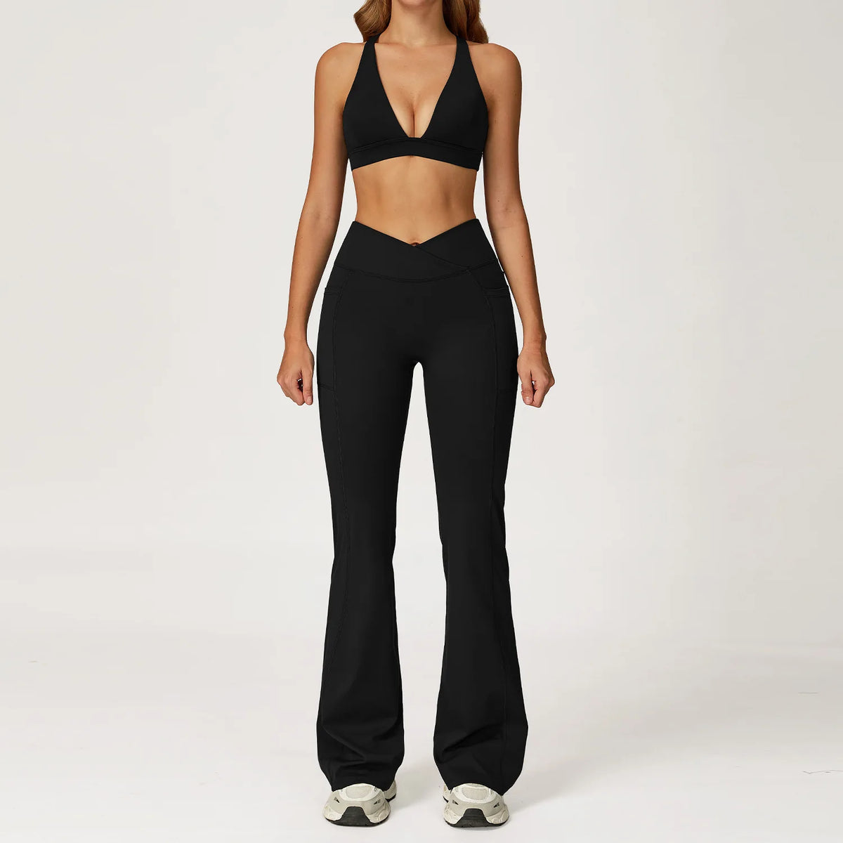 Women Tracksuit Yoga Set 2PCS Gym Workout Clothes for Female Push Up Bra High Waist Leggings Sexy Fitness Sportswear Sports Suit