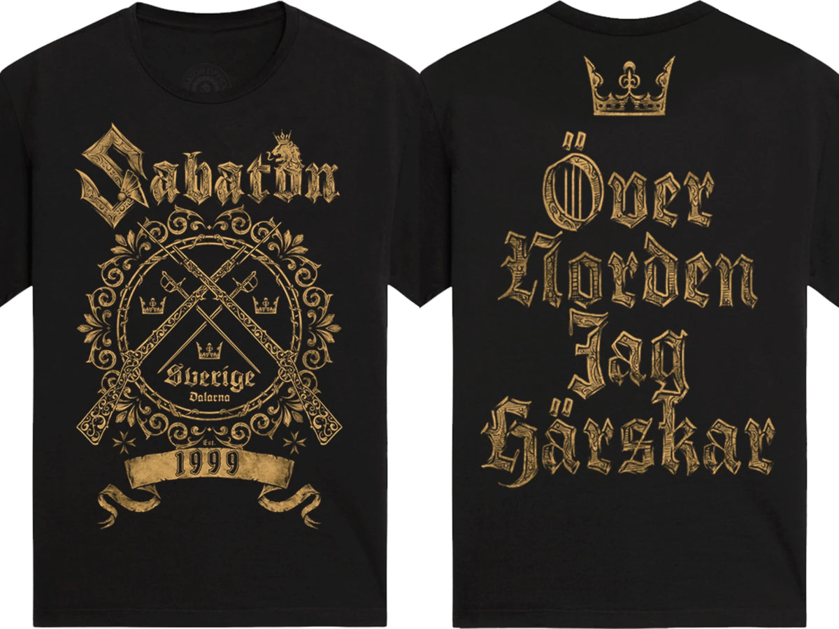 Sabaton Official Graphic T-shirt Women Men Oversized Y2k Heavy Metal Band Short Sleeve Female Male Clothing High Quality Tees