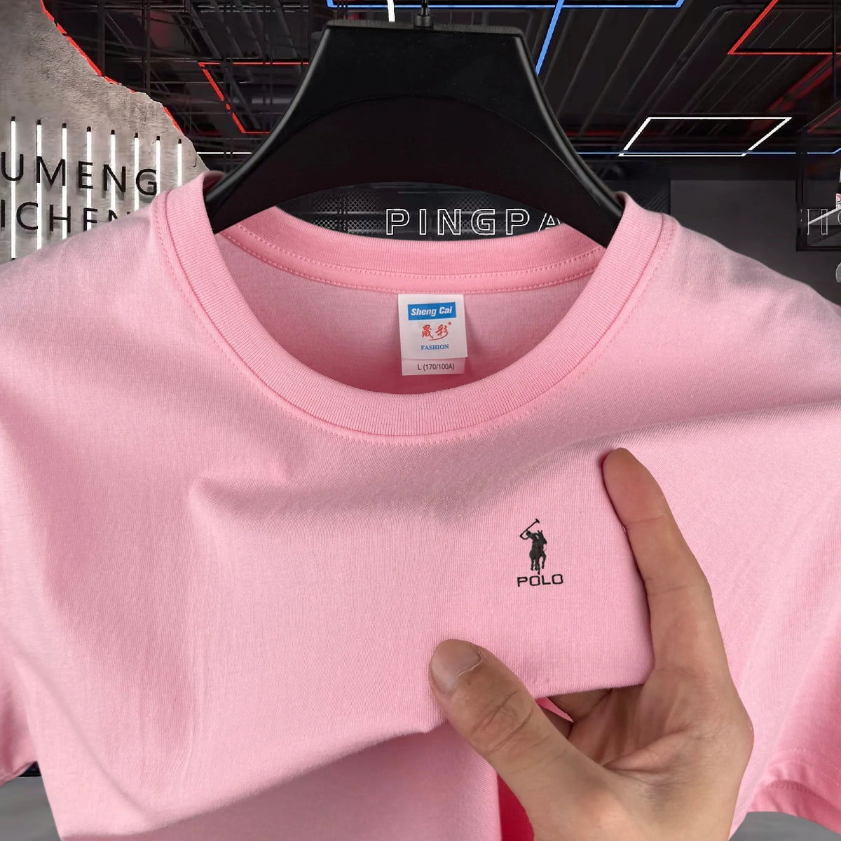 100% Pure Cotton High-End Brand Round Neck Short Sleeved Men's T-Shirt Summer Fashion Luxury Embroidery Design Paul Casual Top