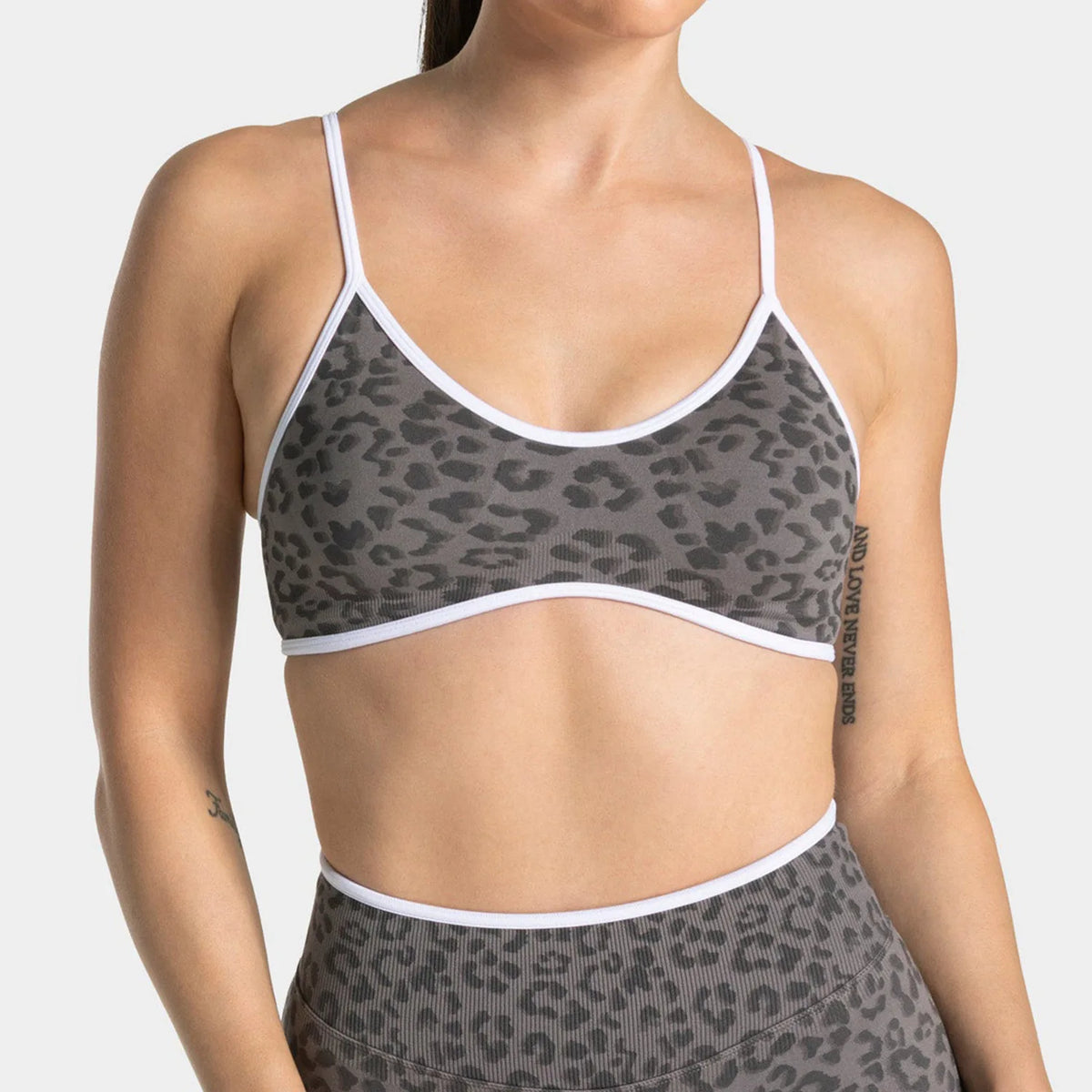 Women's Leopard Print Yoga Top & Bottoms Separate: Racerback Sports Bra, High Waisted Leggings, Shorts | Breathable Stretchy Gym