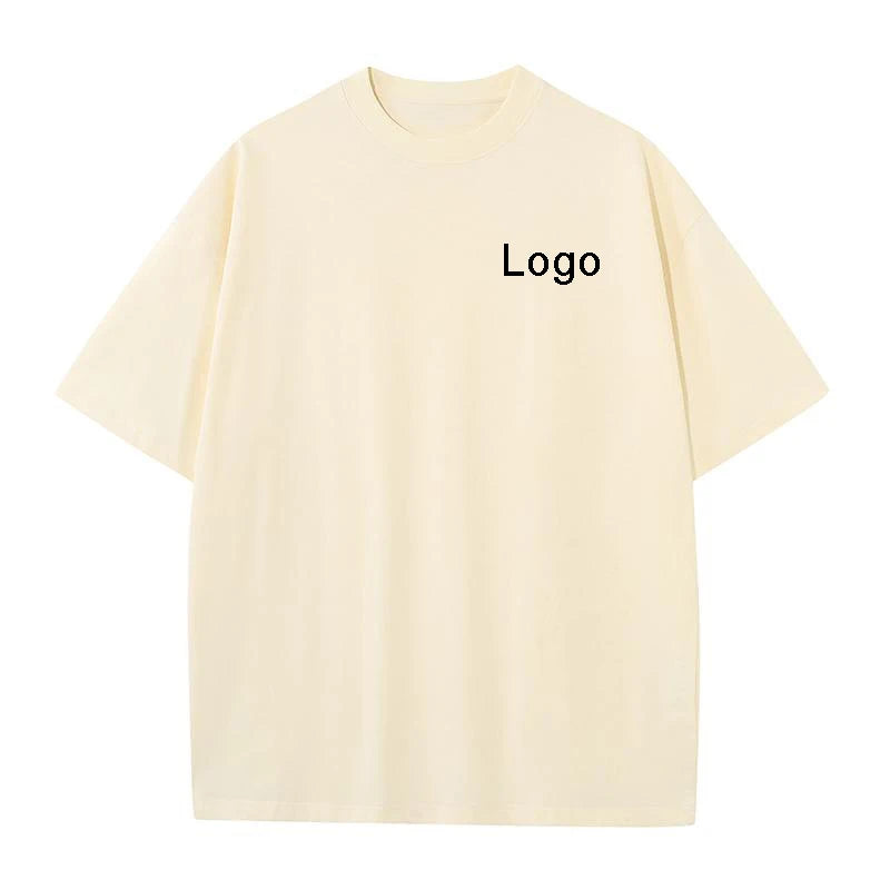 Customize Cotton Printed T-shirts Men Fashion Personality DIY Short Sleeve T Shirt Women Casual Streetwear Unisex Tee Tops S-5XL