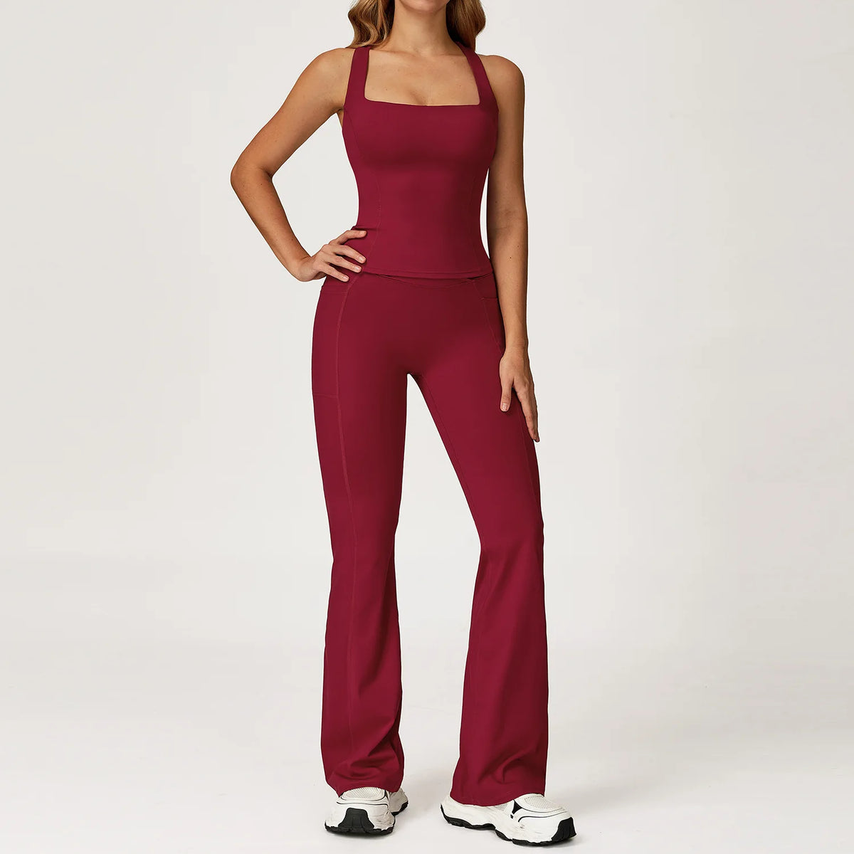 Women Tracksuit Yoga Set 2PCS Gym Workout Clothes for Female Push Up Bra High Waist Leggings Sexy Fitness Sportswear Sports Suit