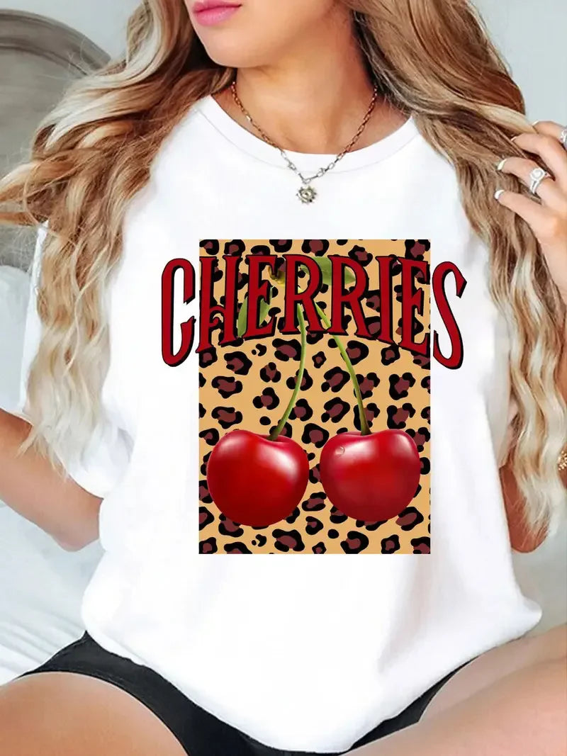The New Hot Selling Fashion Casual Naughty Girl Printed Women's Short-sleeved Top Women Clothes  Graphic T Shirts Polyester