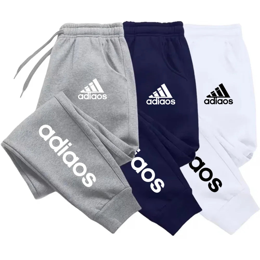 Men's sweatpants, trendy  autumn and winter sports pants, jogging fitness running pants, casual, trendy, comfortable and fas