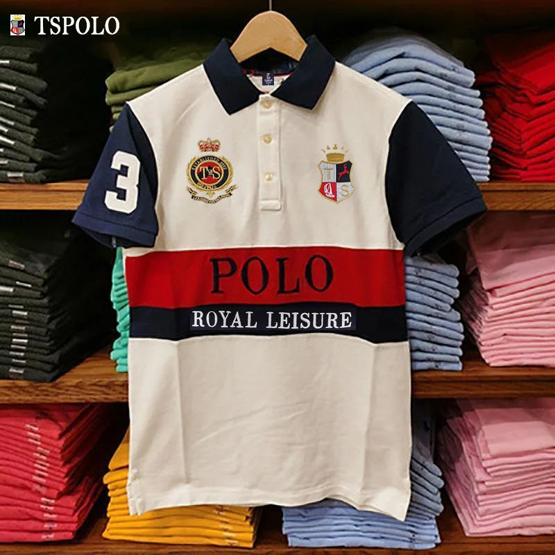 Classic Men Short Sleeve Polo Shirt 2026 New Golf Great Quality Oversize Men Button Collar T-shirt US Size Clothing Manufacturer