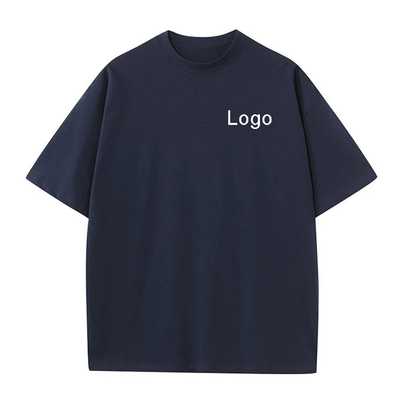 Customize Cotton Printed T-shirts Men Fashion Personality DIY Short Sleeve T Shirt Women Casual Streetwear Unisex Tee Tops S-5XL