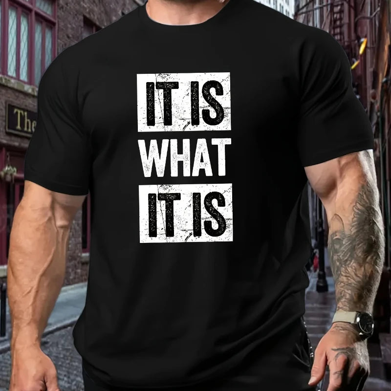Men's Plus Size Cotton T-Shirt | Casual Short Sleeve Tee 1XL-7XL