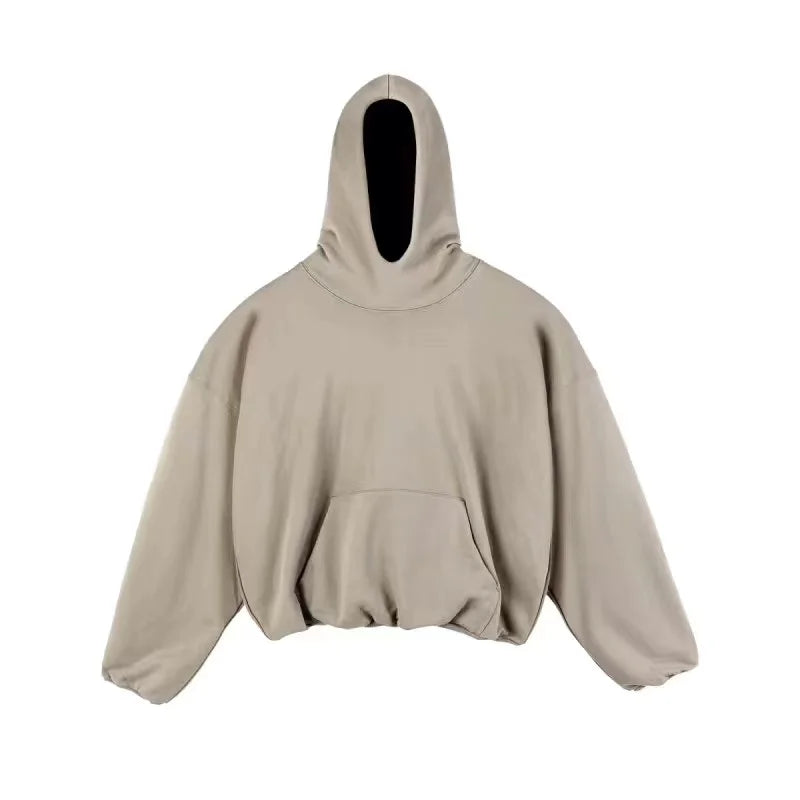 Men's Designer Oversized Hip Hop Hoodies Loose Fit Hooded Sweatshirt For Male Baggy Solid Color Pullover Hoody Tops