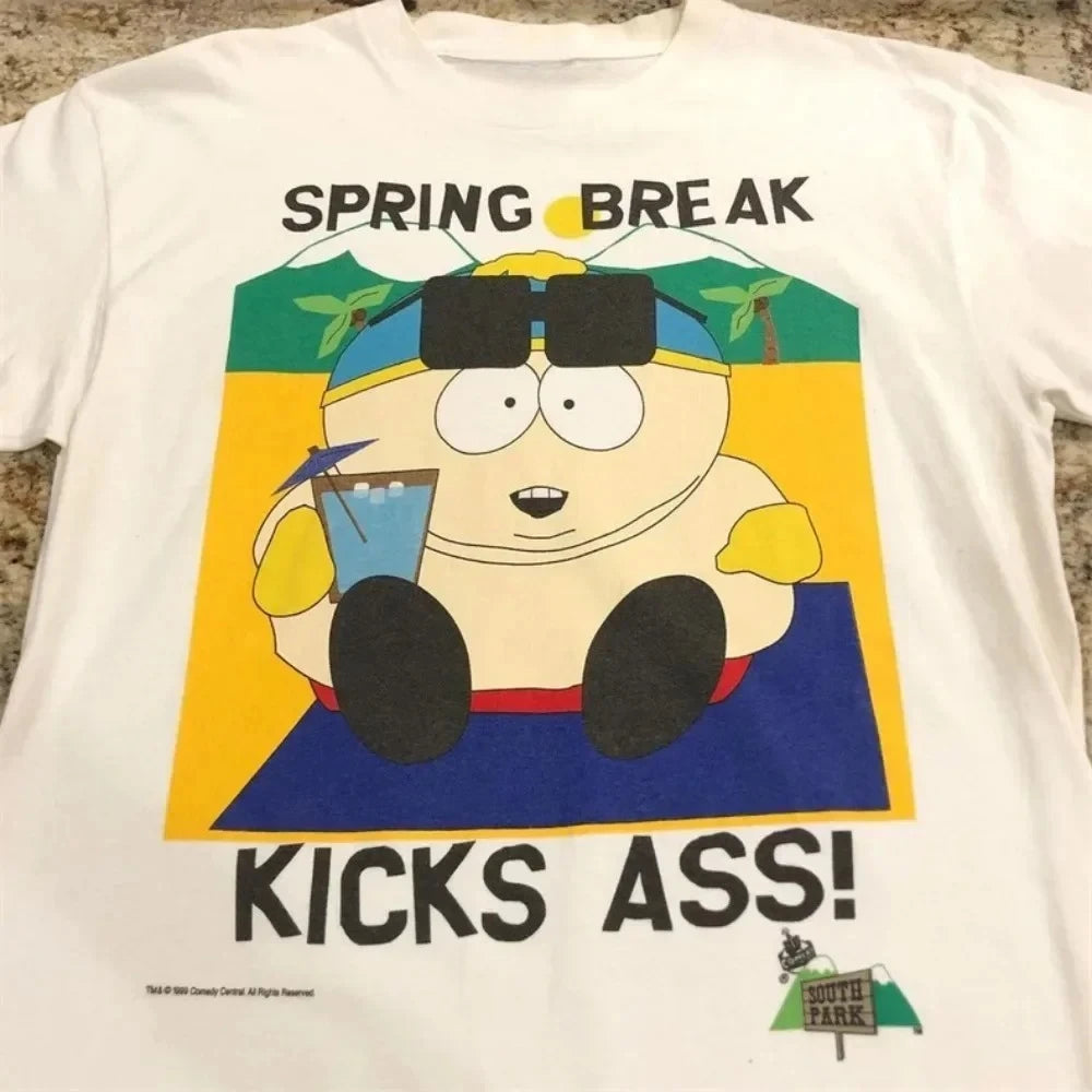Summer Kenny McCormick South Park Funny T Shirt Anime Peripheral Print Crew Neck Short Sleeve T-Shirt Men Women Cotton Tops Tee