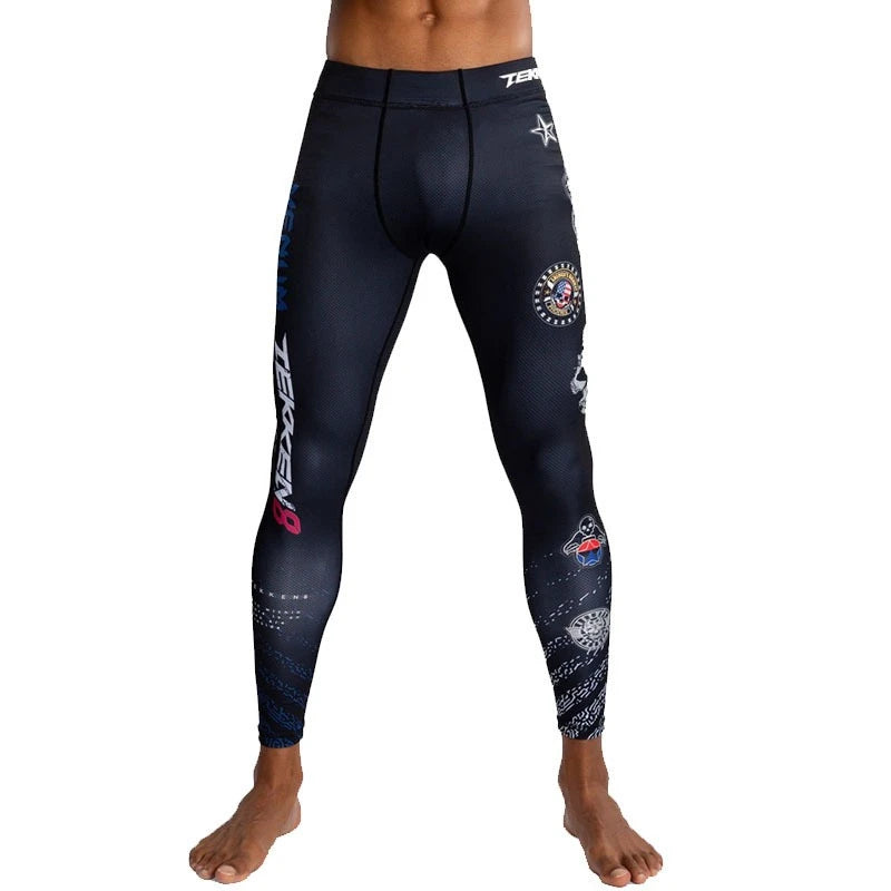 Gym Workout Shirts Men Sports Wear Casual Boxing Tops Combat Training Fitness Quick-Dry Short Sleeve Bodysuit