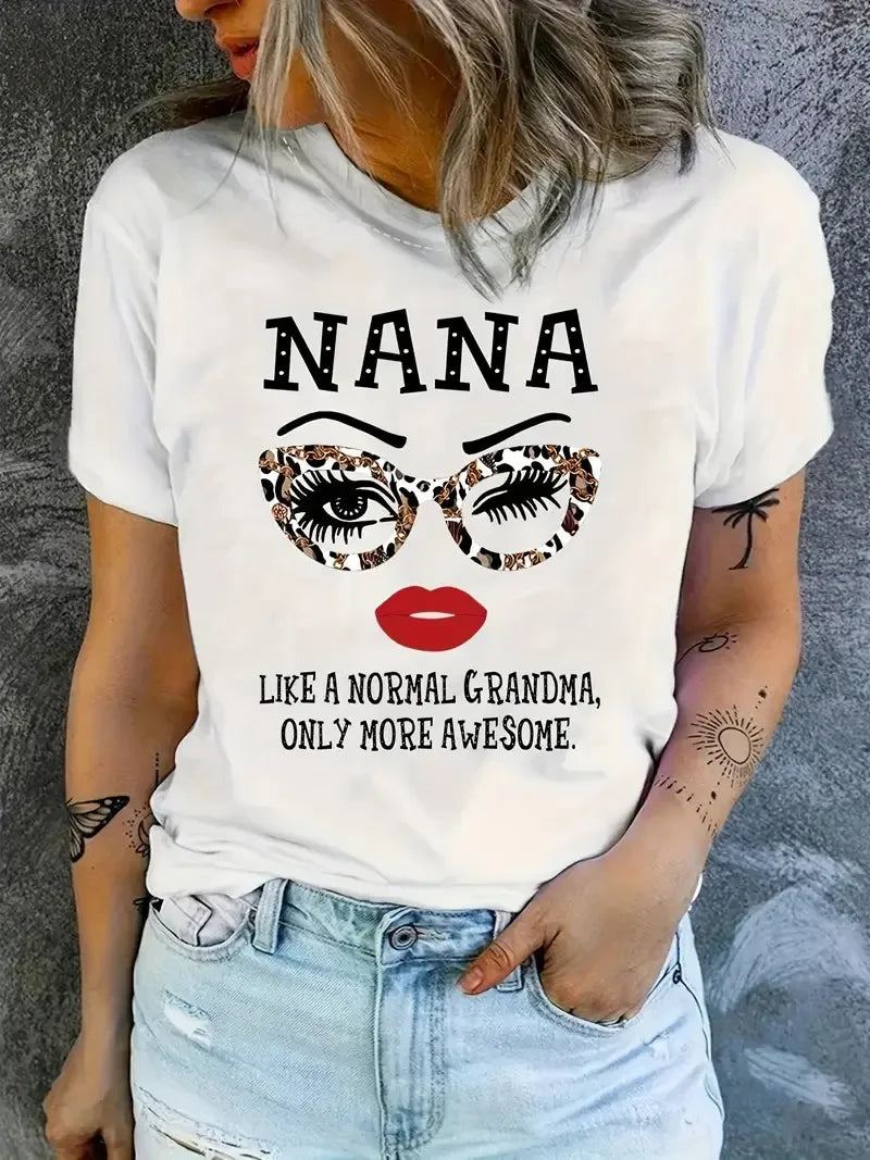 The New Hot Selling Fashion Casual Naughty Girl Printed Women's Short-sleeved Top Women Clothes  Graphic T Shirts Polyester