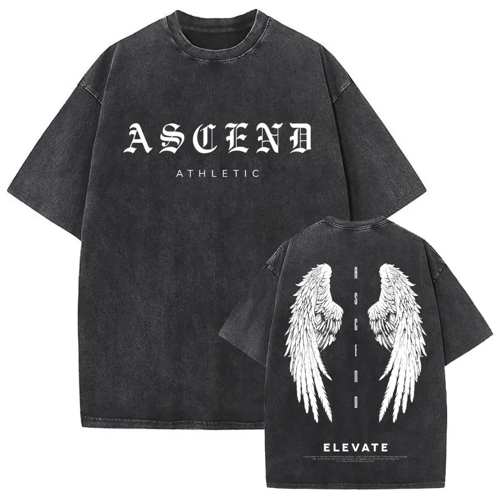 Christian Religious Jesus Forgive Them Father Vintage Washed T-shirt  Men Women Gothic Rock Oversized T Shirts Tops Streetwear