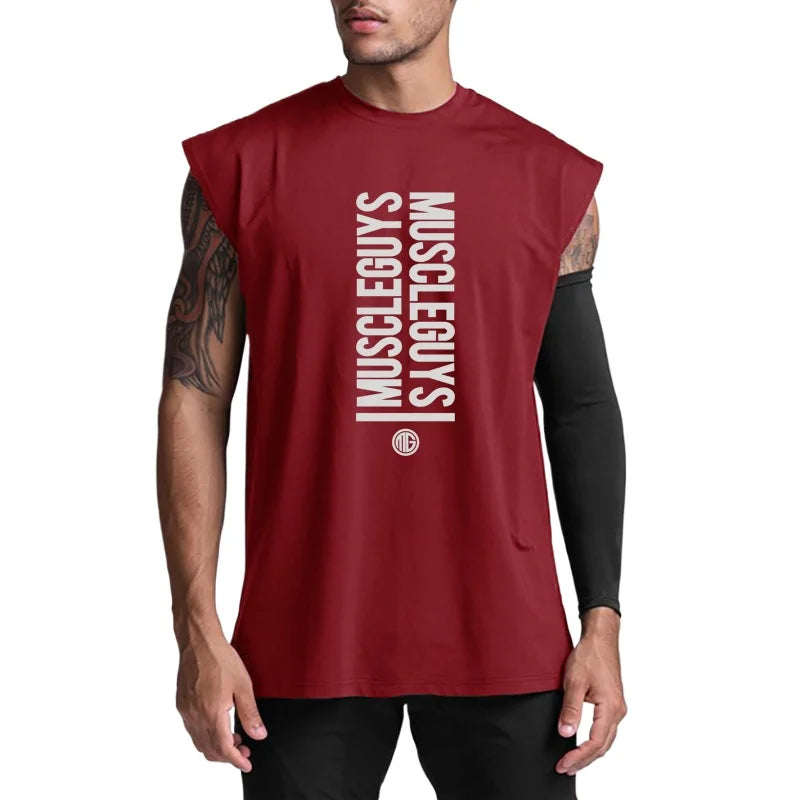 Muscleguys Mesh Gym Clothing Men Workout Tank Top Bodybuilding Vest Fitness Sleeveless Shirt Mens Sports Basketball Jerseys