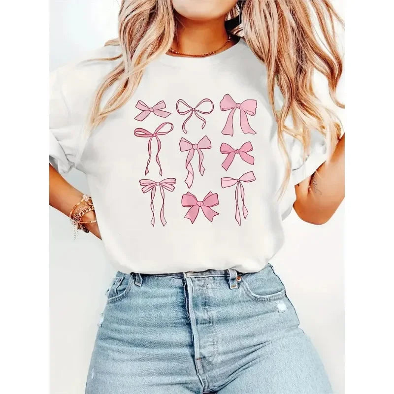 The New Hot Selling Fashion Casual Naughty Girl Printed Women's Short-sleeved Top Women Clothes  Graphic T Shirts Polyester