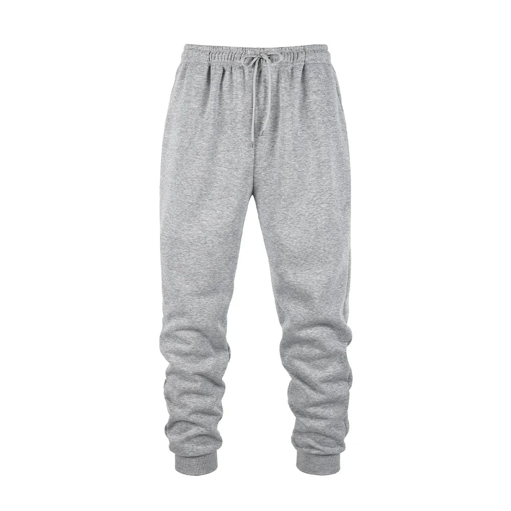 Mens Gym - Ready Jogging Pants Solid Color Sweatpants Ideal for Autumn and Winter Workouts
